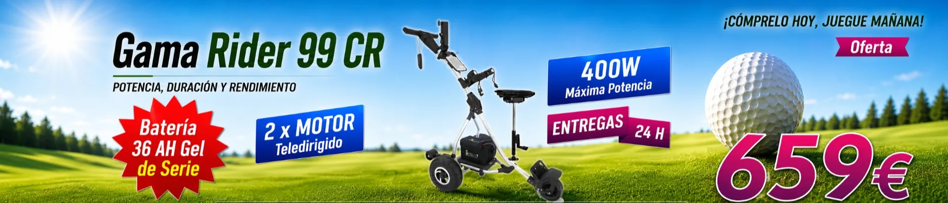 Oferta del carro de golf eléctrico R99 SPORT CR