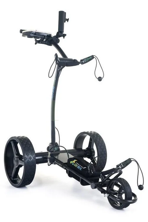 Carro de golf eléctrico aluminio ligero Golfideal l2v doble motor  tubular  con freno eléctrico para bajadas y batería de litio de 24 voltios