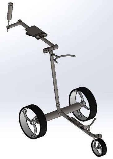 Diseño 3D original de un carro de golf GolfIdeal