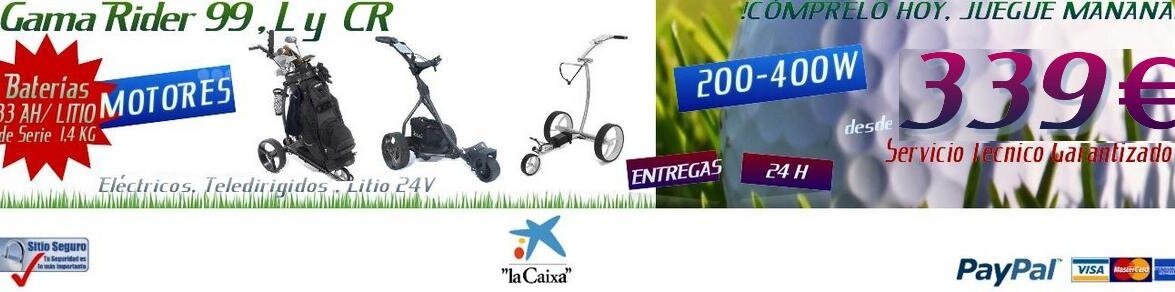 CARROS DE GOLF ELECTRICOS GOLFIDEAL PORTADA WEB CARROS DE GOLF
